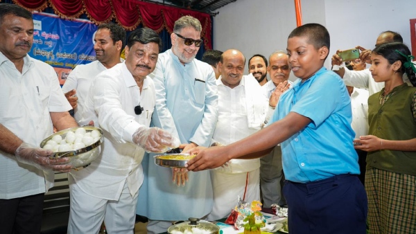 Dr.H.C Mahadevappa Launched The Nutritional Food Program In Mysuru