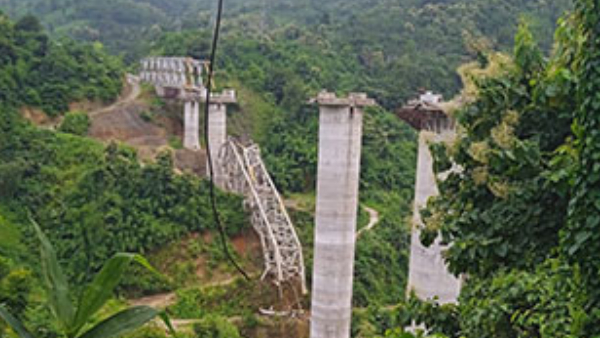 PM Modi condoles 17 workers who died in railway bridge collapse in Aizawl, Mizoram