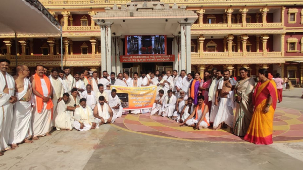 Chandrayaan-3: Mantralaya Yatra Of Mysuru BJP Leaders For Chandrayaan-3 Success