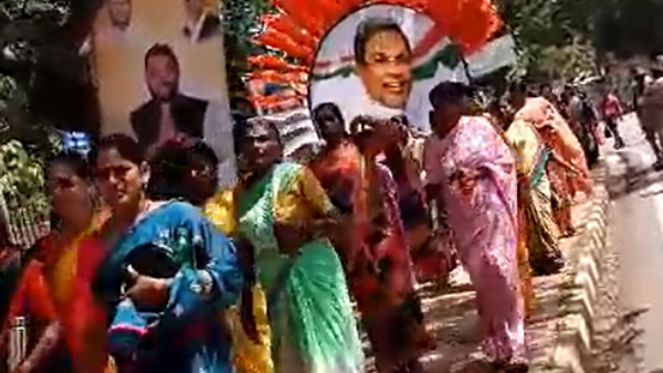 Gruha Lakshmi Scheme: Women came from other states for Gruha Lakshmi Scheme launch program 