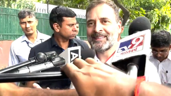 Rahul Gandhis first reaction after getting back Tughlaq Lane bungalow in Delhi