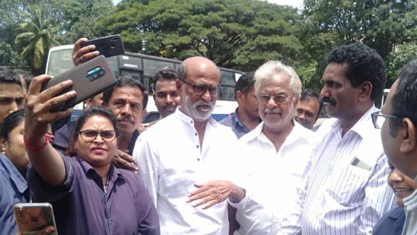 Superstar Rajinikanth Sudden Visit To BMTC Depot In Jayanagar Bengaluru, Surprised The Staff