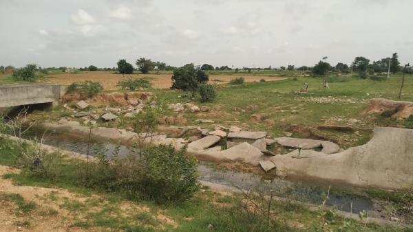 Narayanpura Balande Channel Work Not Being Completed