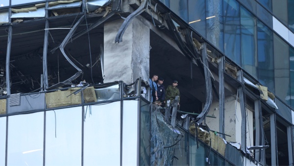 Allegedly Ukraine drone attack on Russia capital Moscow