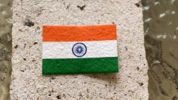 Seaweed Paper Tricolour Flag Free Distribution By Seed Paper India On August 15th, Know Speciality