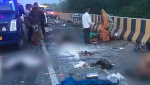 Horrible road accident in Bharatpur: 11 passengers killed - 15 injured! Horrible road accident in Bharatpur: 11 passengers killed - 15 injured!