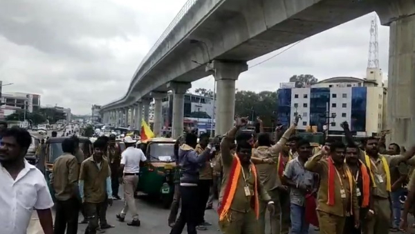 Bengaluru Bandh: Protesters Attack On Rapido Driver