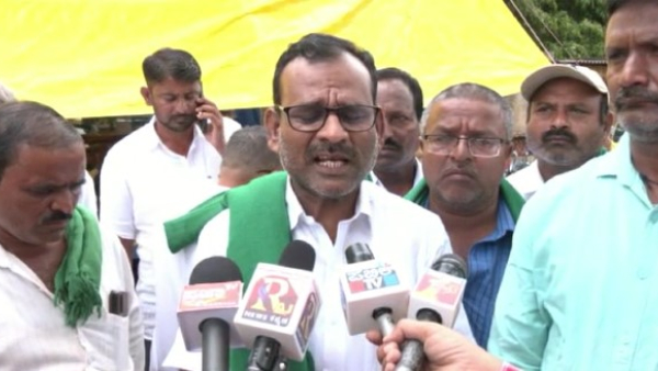 Cauvery Dispute: Farmers Protest At Dharwad