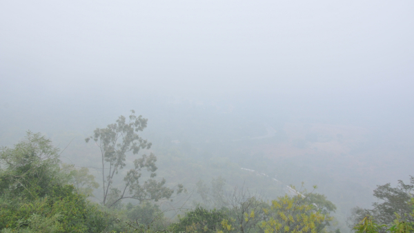 Traven News: Mysuru Chamundi Hills Covered With Full Of Fog