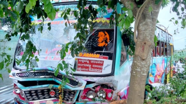 Student Dies In Bus Accident At Chikkamagaluru 