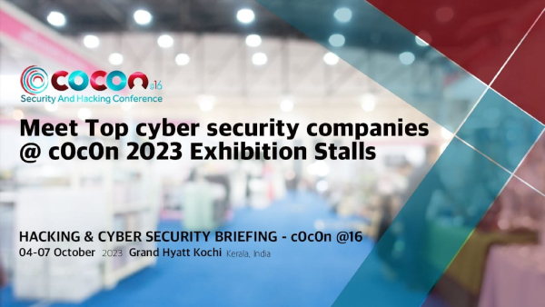 c0c0n 2023 International Hacking And Cyber Security Conference At Hotel Grand Hyatt, Kochi, Kerala