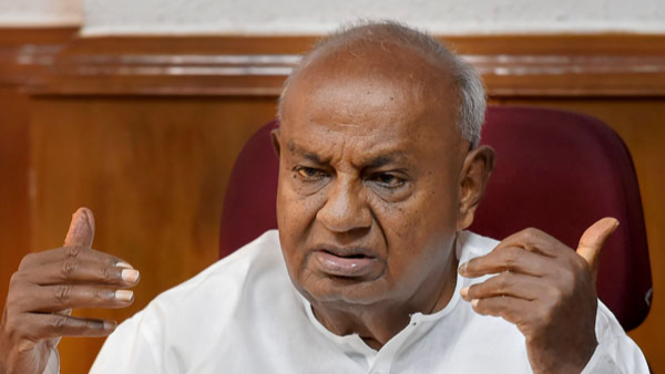 JDS Workers Demand Devegowda to Contest from Hassan Lok Sabha Constituency