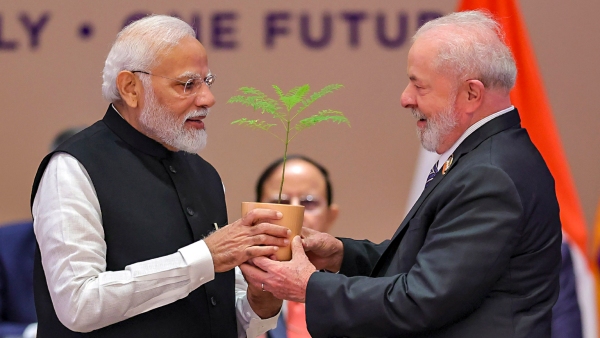 Congress leaders shared a video and alleged that the G20 venue is flooded after heavy rain in Delhi