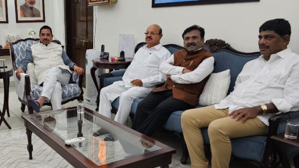 Cauvery Dispute DK Shivakumar Meets Prahlad Joshi