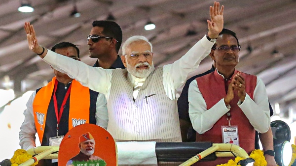 ‘Congress with urban Naxalites, party run like a company’: PM Narendra Modi in Bhopal ‘Congress with urban Naxalites, party run like a company’: PM Narendra Modi in Bhopal