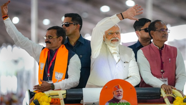‘Congress with urban Naxalites, party run like a company’: PM Narendra Modi in Bhopal ‘Congress with urban Naxalites, party run like a company’: PM Narendra Modi in Bhopal