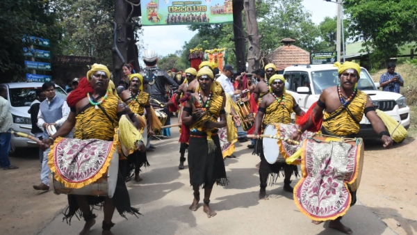 Mysuru Dasara 2023: Dasara Elephants Gajapayana Starts From Nagarahole With Majestic Inauguration
