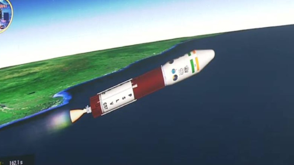 ರಾಕೆಟ್​​ನಿಂದ ಯಶಸ್ವಿಯಾಗಿ ಬೇರ್ಪಟ್ಟ ನೌಕೆ