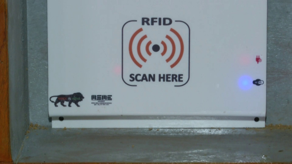 Recording Chip In Students ID Card