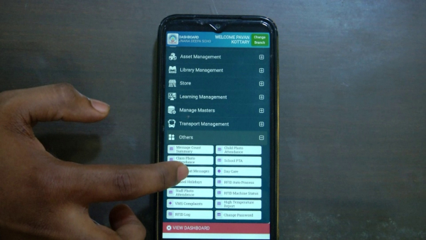 Recording Chip In Students ID Card