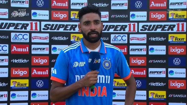Asia Cup Final Man of the Match Mohammed Siraj Honors Ground Staff with Prize Money Donation Asia Cup Final Man of the Match Mohammed Siraj Honors Ground Staff with Prize Money Donation