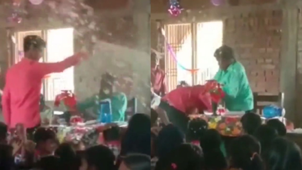 Teacher beating up a student who celebrated Teachers Day has gone viral