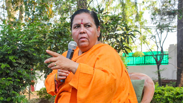 BJP not invited for mega yatra: Uma Bharti says...