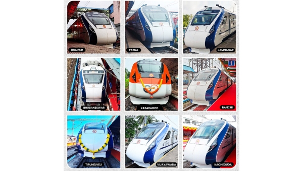 Prime Minister Modi inaugurated 9 Vande Bharat trains connecting 11 states