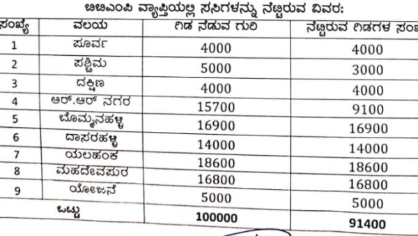 BBMP Has Planted And Nurtured 90,000 Saplings For A Green Bengaluru