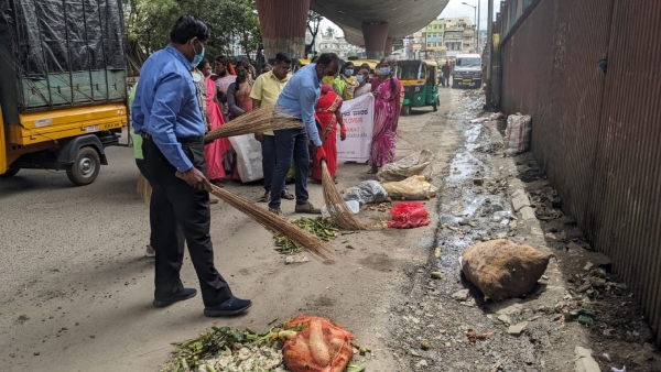 Gandhiji 154 Birth Anniversary: BBMP Held Swachhta Hi Seva Shramadana in Bengaluru