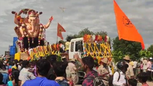 Chikkaballapur Bypass Ganesha Idol Procession