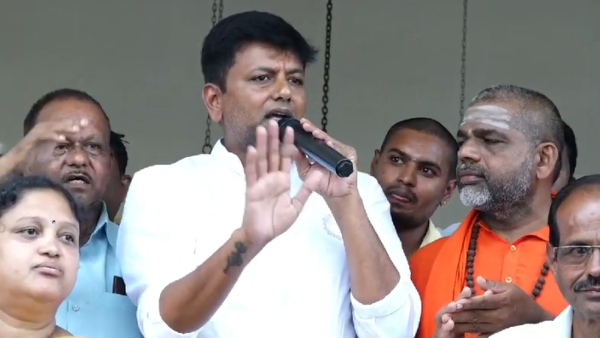 MLA K.C Veerendra Puppy Upset On Protesting Women