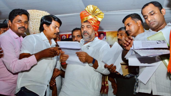 DCM D.K Shivakumar Lashes Out At H.D Kumaraswamy And Nalin Kumar Kateel