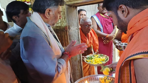 Dont sell your land to Bangaloreans: DCM DK Shivakumar appeals to kanakapura villagers