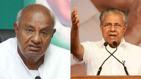 Kerala CM Pinarayi Vijayan said that Deve Gowda is lying 