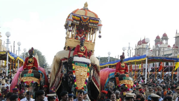 Mysore Dasara 2023 Jamboo Savari start in few moments Mysore Dasara 2023 Jamboo Savari start in few moments