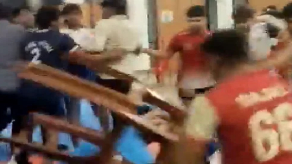 Fight between Kabbadi contestants in Kanpur: Shocking video goes viral!