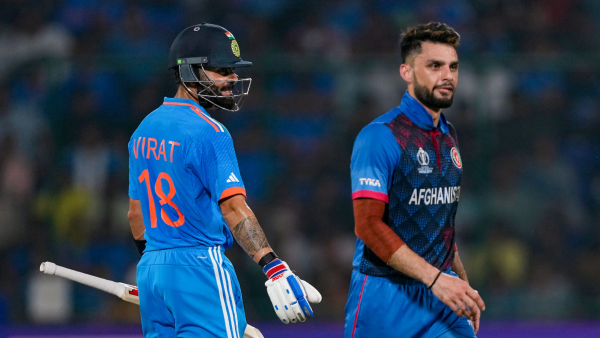 Discover what happened between Virat Kohli & Naveen Ul Haq in India vs Afghanistan world cup match Discover what happened between Virat Kohli & Naveen Ul Haq in India vs Afghanistan world cup match