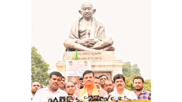 RR Nagar BJP MLA Munirathna Continues Hunger Protest Against Karnataka Govt