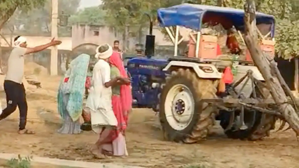Rajasthan: Fight over land: Brother killed by tractor Rajasthan: Fight over land: Brother killed by tractor