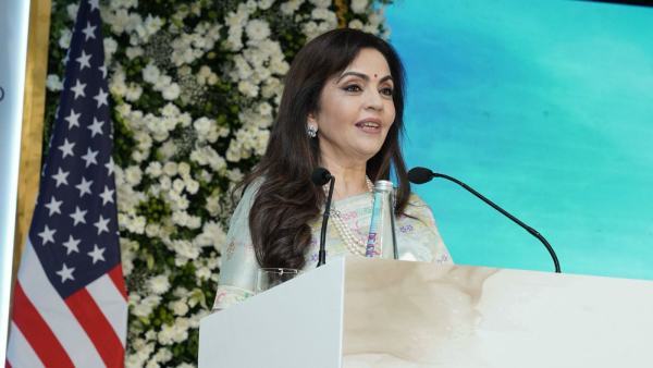 Global Leadership Award to Reliance Foundation Founder Nita Ambani in New Delhi