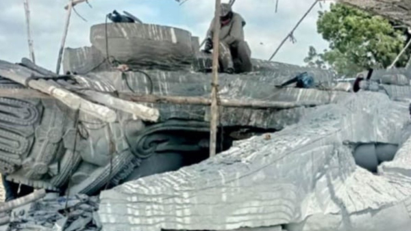 Preparation Of 108 Foot Tall Sri Rama Statue To Be Installed In Mantralayam