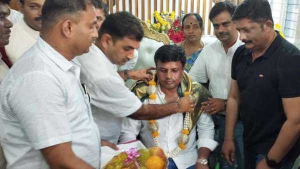  BJP Is Iuring Congress MLAs With 50 Crores To Defect Says Mandya Congress MLA Ravikumar Ganiga