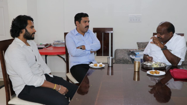 BY Vijayendra Meets Former Cm HD Kumaraswamy: Here Is More Information