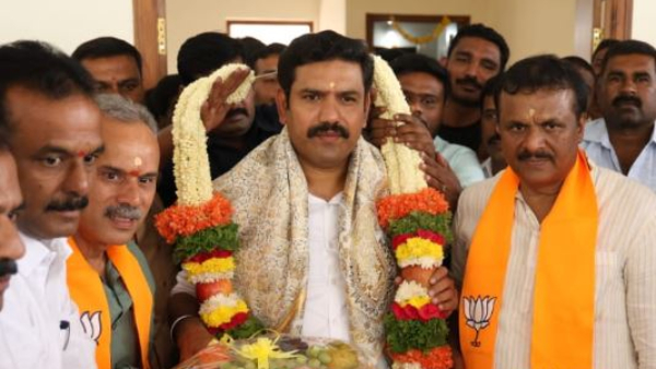 BJP State President BY Vijayendra Visit Tumkur Siddaganga Mutt: His Reaction on Party OrganisationBJP State President BY Vijayendra Visit Tumkur Siddaganga Mutt: His Reaction on Party Organisation
