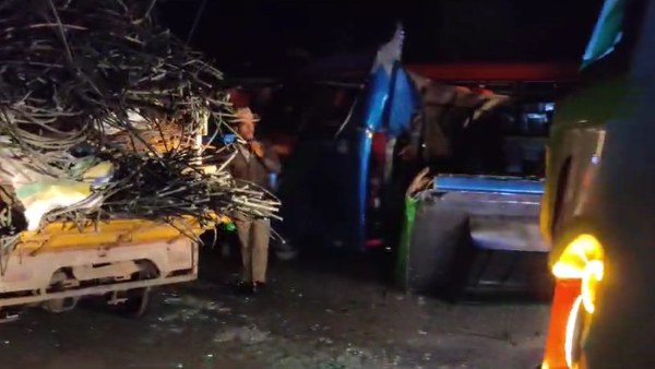 KSRTC And Minibus Accident At Chintamani Chikkaballapur