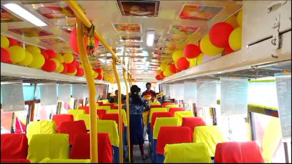 Karnataka rajyotsava 2023: Decoration to KSRTC bus in hubballi