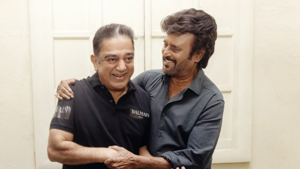 Explore How Kamal Haasan And Rajinikanth Sudden Meet Surprised Their Fans Explore How Kamal Haasan And Rajinikanth Sudden Meet Surprised Their Fans