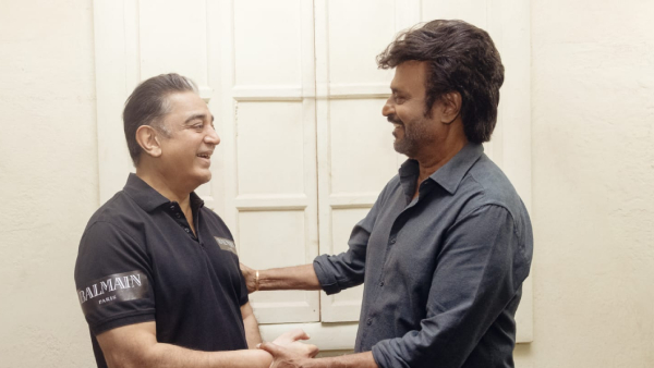 Explore How Kamal Haasan And Rajinikanth Sudden Meet Surprised Their Fans Explore How Kamal Haasan And Rajinikanth Sudden Meet Surprised Their Fans