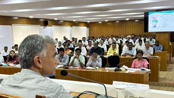 Koppala: Be careful about water management of dams - Krishna Byre gowda